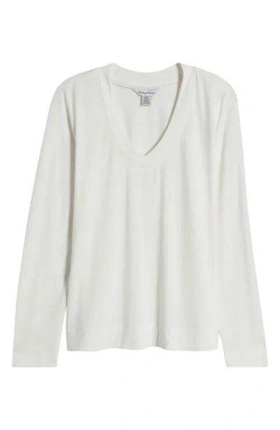 Tommy Bahama Kauai Long Sleeve T-shirt In Coconut