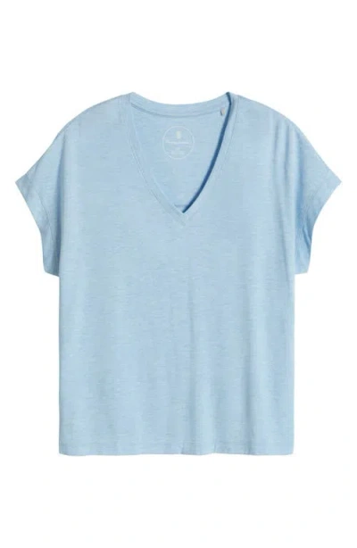 Tommy Bahama Kauai V-neck T-shirt In Chambray Blue Heather