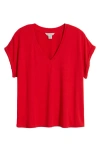 Tommy Bahama Kauai V-neck T-shirt In Tango Red