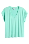 Tommy Bahama Kauai V-neck T-shirt In Turq Cabbage