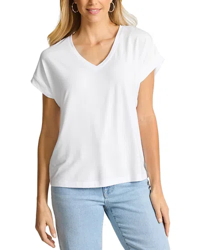 Tommy Bahama Kauai V Neck Tee In White