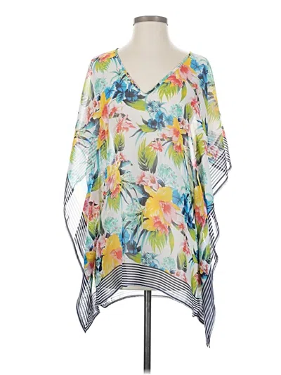 Pre-owned Tommy Bahama Kimono In Blue