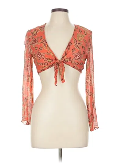 Pre-owned Tommy Bahama Kimono In Orange