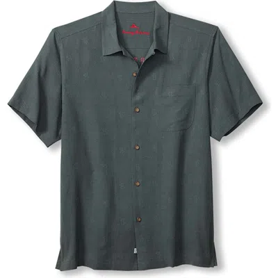 Tommy Bahama King Of The Jungle Silk Camp Shirt In Wire Rim