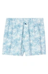 Tommy Bahama Knit Stretch Cotton Boxers In Blue