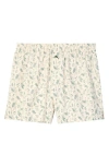 Tommy Bahama Knit Stretch Cotton Boxers In Metallic