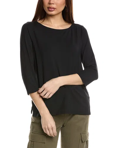 Tommy Bahama Kona Isles Boat Neck Top In Black