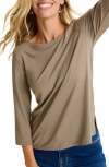 Tommy Bahama Kona Isles Knit Top In Chantrelle