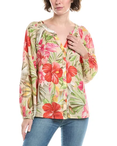 TOMMY BAHAMA TOMMY BAHAMA LA BOTANICA PEASANT TOP