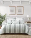 Tommy Bahama La Prisma Stripe Texture Cotton 3-pc. Quilt Set, Full/queen