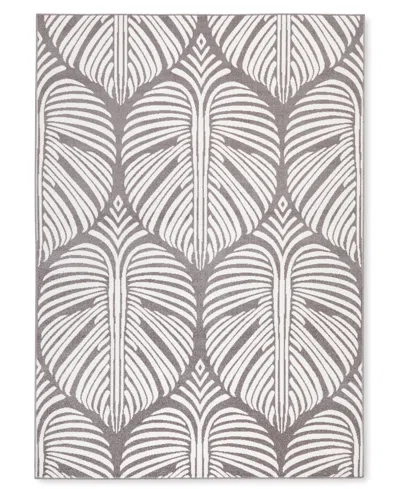 Tommy Bahama Lanai Outdoor 40479 3'11x5'2 Area Rug In Charcoal