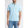 Tommy Bahama Laurito Beach Cotton & Linen Polo In Dark Tile Heather