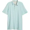 Tommy Bahama Laurito Beach Cotton & Linen Polo In Misty Field Heather