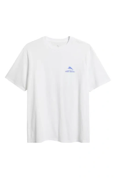 Tommy Bahama Let The Day Unfold Graphic T-shirt In White