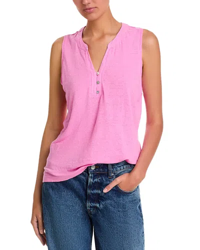 Tommy Bahama Lexie Linen Sleeveless Top In Pink