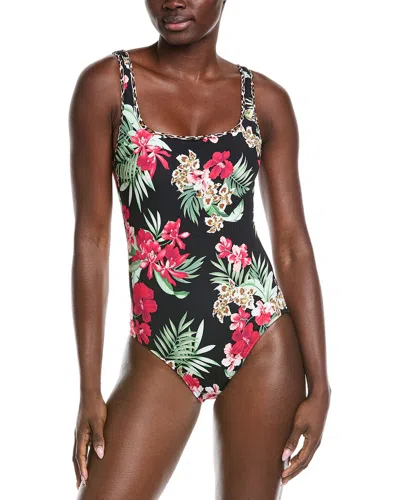 Tommy Bahama Lily Cat Reversible Tank One-piece In Multi