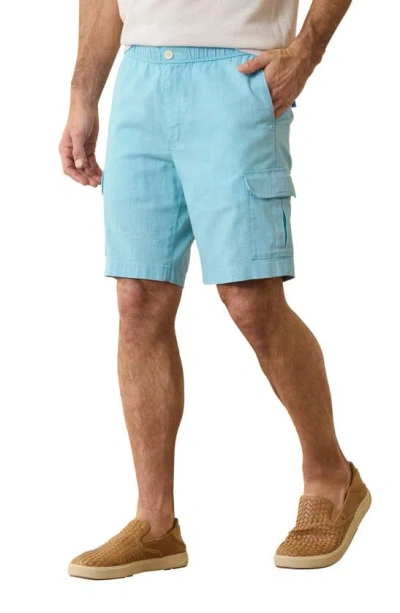 Tommy Bahama Beach Linen-blend 10in Short In Blue