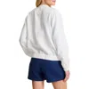 Tommy Bahama Linen Bomber Jacket In White
