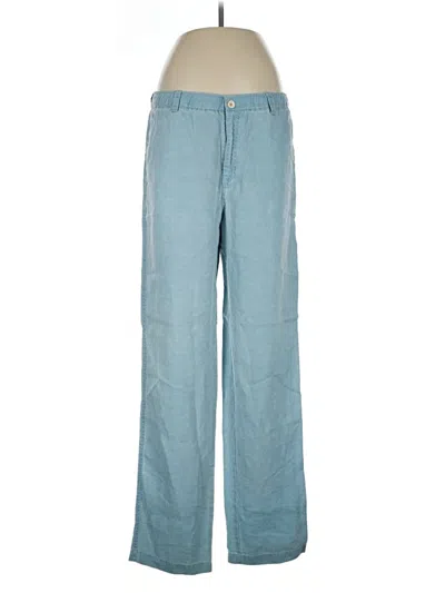 Pre-owned Tommy Bahama Linen Pants In Blue