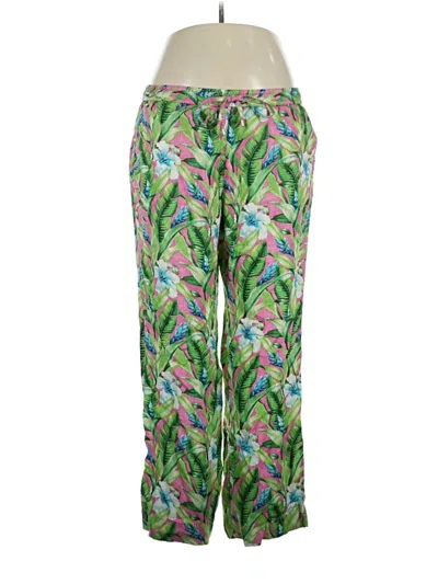 Pre-owned Tommy Bahama Linen Pants In Green