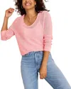 Tommy Bahama Cedar V-neck Linen Sweater In Bikini