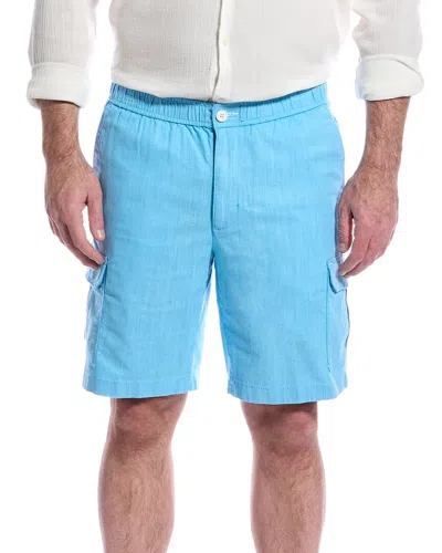 Tommy Bahama Linen The Dream Linen-blend Cargo Short In Blue