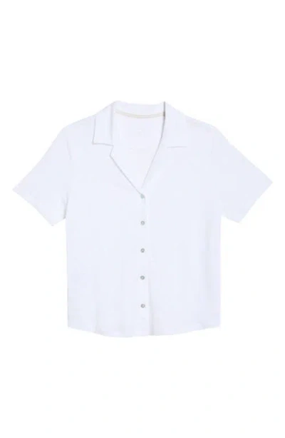 Tommy Bahama Linnea Linen Camp Shirt In White
