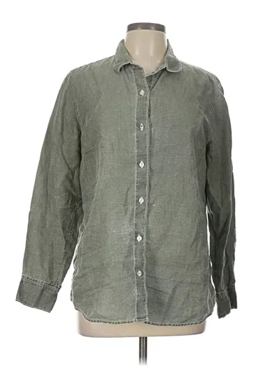 Pre-owned Tommy Bahama Long Sleeve Button Down Shirt In Green