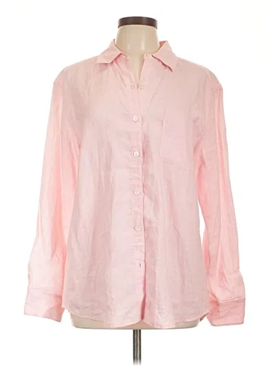 Pre-owned Tommy Bahama Long Sleeve Button Down Shirt In Pink