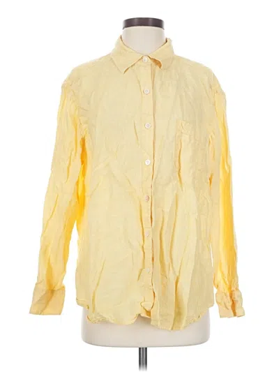 Pre-owned Tommy Bahama Long Sleeve Button Down Shirt In Yellow