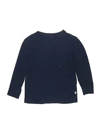 Pre-owned Tommy Bahama Kids' Long Sleeve Henley Shirt In Blue