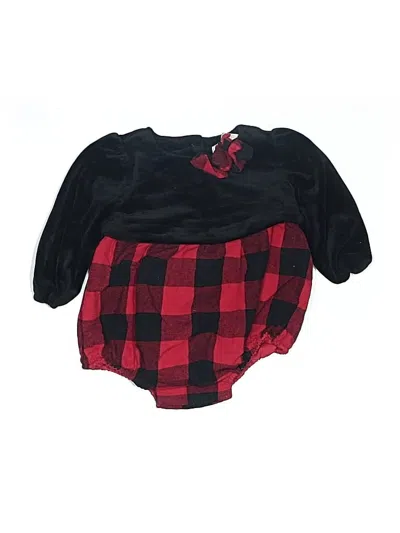 Pre-owned Tommy Bahama Babies' Long Sleeve Onesie In Black