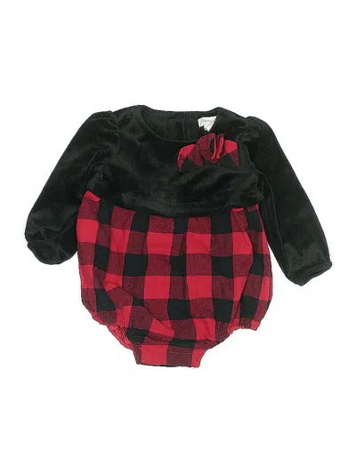 Pre-owned Tommy Bahama Babies' Long Sleeve Onesie In Red