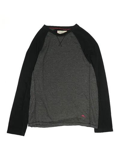 Pre-owned Tommy Bahama Kids' Long Sleeve T-shirt In Gray