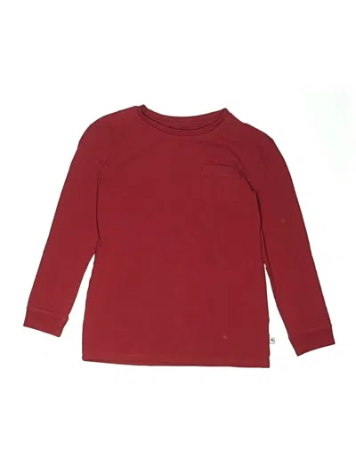 Pre-owned Tommy Bahama Kids' Long Sleeve T-shirt In Burgundy