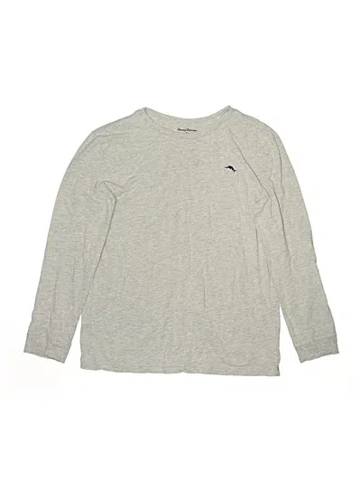 Pre-owned Tommy Bahama Kids' Long Sleeve T-shirt In Gray