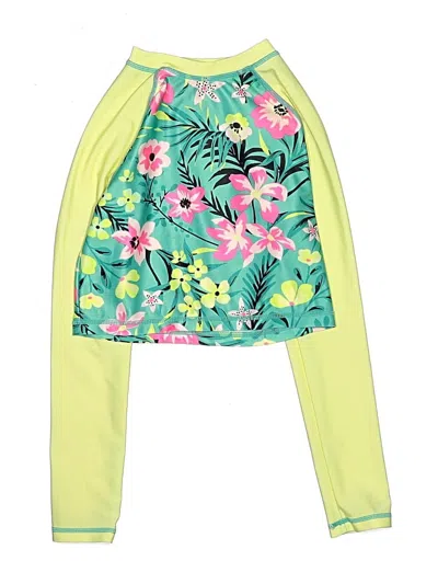 Pre-owned Tommy Bahama Kids' Long Sleeve T-shirt In Green