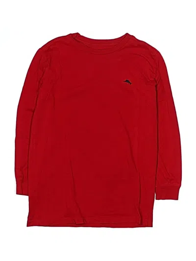 Pre-owned Tommy Bahama Kids' Long Sleeve T-shirt In Red