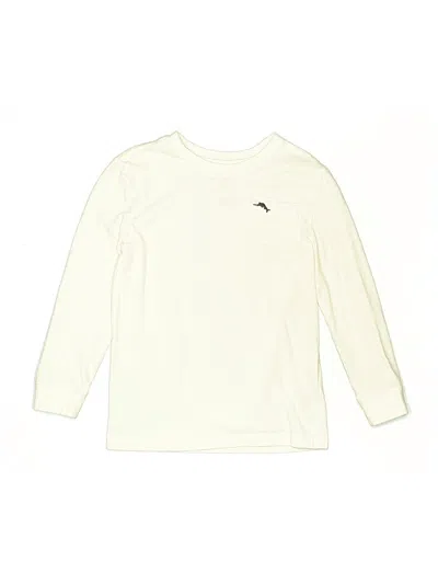Pre-owned Tommy Bahama Kids' Long Sleeve T-shirt In White
