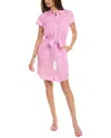 Tommy Bahama Lovely Lattice Shirtdress In Pink