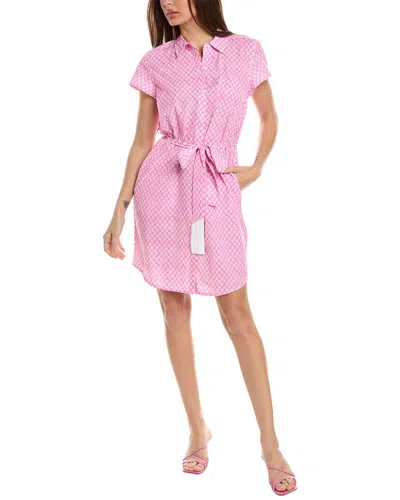 Tommy Bahama Lovely Lattice Shirtdress In Pink