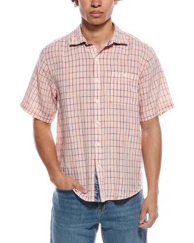 Tommy Bahama Manati Plaid Linen-blend Shirt In Multi