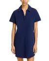 Tommy Bahama Marina Del Mar Cotton Brushed Fleece Minidress In Coastline