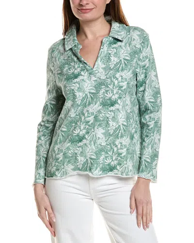 Tommy Bahama Marina Del Mar Forte Fronds Popover Top In Green