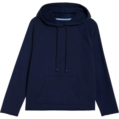 Tommy Bahama Marina Del Mar Raw Edge Hoodie In Blue