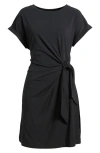 Tommy Bahama Marina Side Tie T-shirt Dress In Black