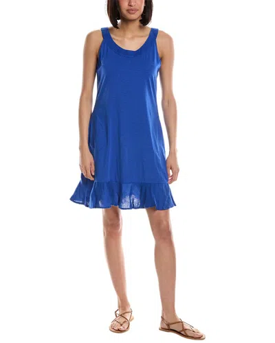 Tommy Bahama Marina Slub Mini Dress In Blue