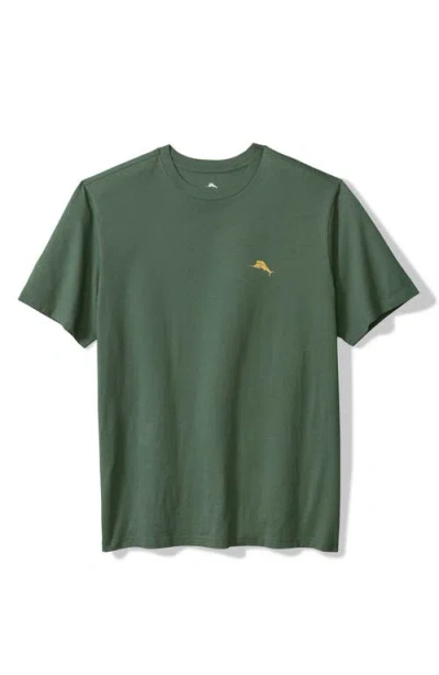 Tommy Bahama Marlin's Trace Graphic T-shirt In Green