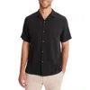 Tommy Bahama Maui Border Short Sleeve Silk Button-up Shirt