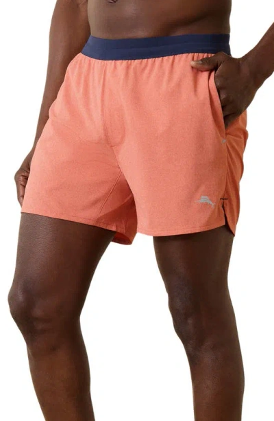 Tommy Bahama Maui Breaker Swim Trunks In Mango Tango